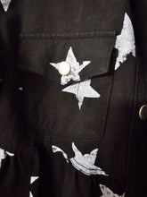 Load image into Gallery viewer, Star Print Raw Edge Shirt Jacket
