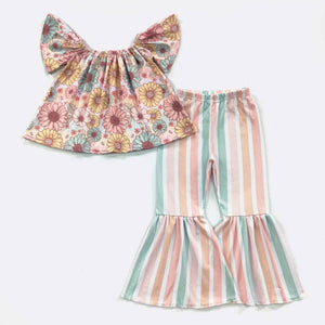 Whimsical Daisy Girl's Set