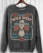 Load image into Gallery viewer, Wild West Dreamer Mineral Black Sweatshirt
