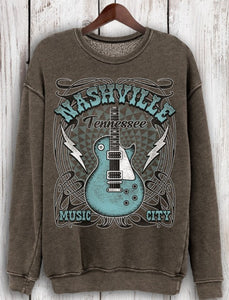 Nashville Mineral Brown Sweatshirt