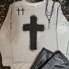 Load image into Gallery viewer, Splatter Cross Sweatshirt
