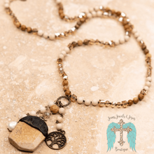 Load image into Gallery viewer, Taupe Bella Necklace
