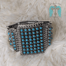Load image into Gallery viewer, Western Style Stone stretch Bracelet - 2 Colors
