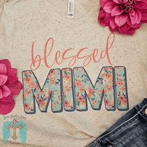 Mimi Floral Blessed Tee