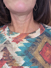 Load image into Gallery viewer, Aztec Country Rust Pullover - Jeans Jewels and Jesus Boutique
