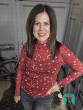 Load image into Gallery viewer, Bandana Babe Mesh Top-Red - Jeans Jewels and Jesus Boutique
