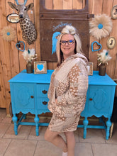 Load image into Gallery viewer, Brown and Pink Quilted Patch Lounge Short Set - Jeans Jewels and Jesus Boutique
