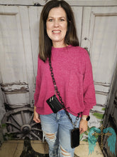 Load image into Gallery viewer, Clip and Go Crossbody Phone Strap- Ice Chain with Pouch - Jeans Jewels and Jesus Boutique
