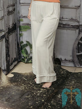Load image into Gallery viewer, Wide Leg Linen Pants-Oatmeal
