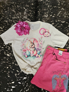 Easter Bunny Water Color Tee