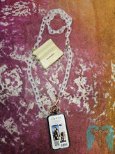 Load image into Gallery viewer, Clip and Go Crossbody Phone Strap- Ice Chain with Pouch
