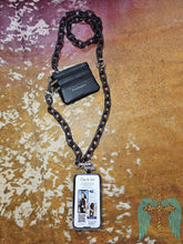 Load image into Gallery viewer, Clip and Go Crossbody Phone Strap- Ice Chain with Pouch
