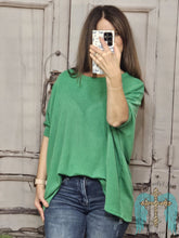 Load image into Gallery viewer, Savanna Jane Ribbed Top-Kelly Green
