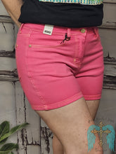 Load image into Gallery viewer, Judy Blue High Waist Magenta Shorts
