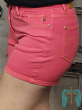 Load image into Gallery viewer, Judy Blue High Waist Magenta Shorts
