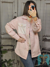 Load image into Gallery viewer, Dreamy Pink Tweed Shacket
