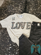 Load image into Gallery viewer, Love With Turquoise Accents Tee
