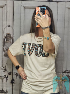 Love With Turquoise Accents Tee