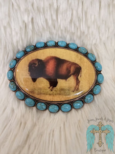 Vintage Buffalo Belt Buckle