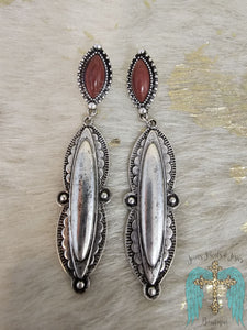 Coldsprings Silvertone Earrings