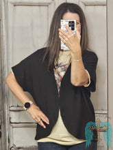 Load image into Gallery viewer, Dolman Sleeve Urban Ribbed Cardigan
