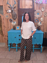 Load image into Gallery viewer, Easel Short Sleeve Knitted Sweater-Ivory - Jeans Jewels and Jesus Boutique

