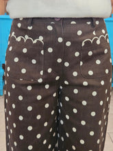 Load image into Gallery viewer, Entro Brown with Cream Polka Dot Pants - Jeans Jewels and Jesus Boutique
