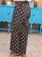 Load image into Gallery viewer, Entro Brown with Cream Polka Dot Pants - Jeans Jewels and Jesus Boutique
