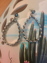 Load image into Gallery viewer, Fashion Turquoise Teardrop Earrings - Jeans Jewels and Jesus Boutique
