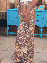 Load image into Gallery viewer, Fawn Deer And Floral Print Mineral Washed Patchwork Pants - Jeans Jewels and Jesus Boutique
