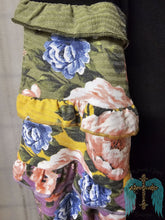 Load image into Gallery viewer, French Terry Knit Top With Floral Ruffled Sleeve - Jeans Jewels and Jesus Boutique
