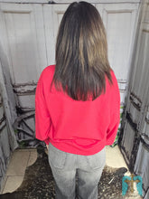 Load image into Gallery viewer, Gameday French Terry Block Top - Jeans Jewels and Jesus Boutique
