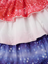 Load image into Gallery viewer, Girls Patriotic Ruffle Tunic - Jeans Jewels and Jesus Boutique
