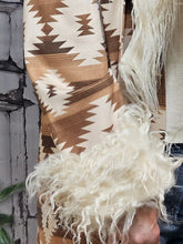 Load image into Gallery viewer, Rio Grand Royale Fur Trimmed Aztec Coat
