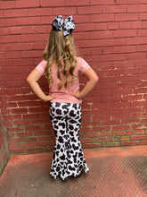 Load image into Gallery viewer, Girls Set &quot;I Came From Good Stock&quot; Tee &amp; Bell Bottoms
