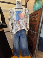 Load image into Gallery viewer, Italian Made Leopard Sneaker Sweater-One Size - Jeans Jewels and Jesus Boutique
