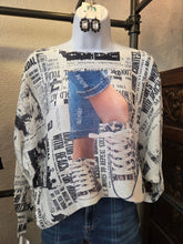 Load image into Gallery viewer, Italian Made Leopard Sneaker Sweater-One Size - Jeans Jewels and Jesus Boutique
