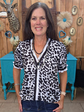 Load image into Gallery viewer, Leopard V Neck Top - Jeans Jewels and Jesus Boutique
