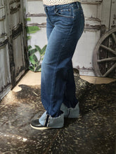 Load image into Gallery viewer, Mid Rise Wide Straight Jeans With Wide Cuff - Jeans Jewels and Jesus Boutique
