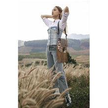 Load image into Gallery viewer, Classic Country Fringed Hand-Tooled Bag
