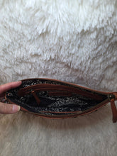 Load image into Gallery viewer, Nova Point Studded Wash Leather Pouch-Bronze - Jeans Jewels and Jesus Boutique
