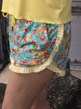Load image into Gallery viewer, Painted Florals Ruffle Shorts - Jeans Jewels and Jesus Boutique
