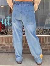 Load image into Gallery viewer, Paper Lace Butterfly Patchwork Pants - Jeans Jewels and Jesus Boutique
