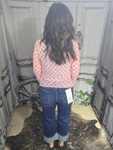 Load image into Gallery viewer, Pink Checkered Mesh - Jeans Jewels and Jesus Boutique
