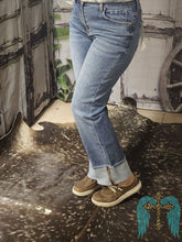Load image into Gallery viewer, Risen High Rise-Straight-Cuffed Relaxed Jeans - Jeans Jewels and Jesus Boutique
