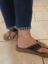 Load image into Gallery viewer, Risen Slouchy Crop Barrel Jean with Embroidered Detail Waist &amp; Hem - Jeans Jewels and Jesus Boutique
