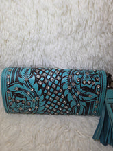 Load image into Gallery viewer, Wildflower Story Handtooled Leather Wallet

