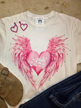 Load image into Gallery viewer, Love Heart and Wings Tee
