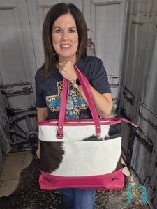 Leatherstone Trail Leather & Hairon Bag