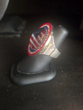 Load image into Gallery viewer, Flag Bling Stretch Ring
